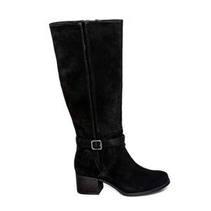 Koolaburra by UGG Boots Black Suede Heeled Size 7